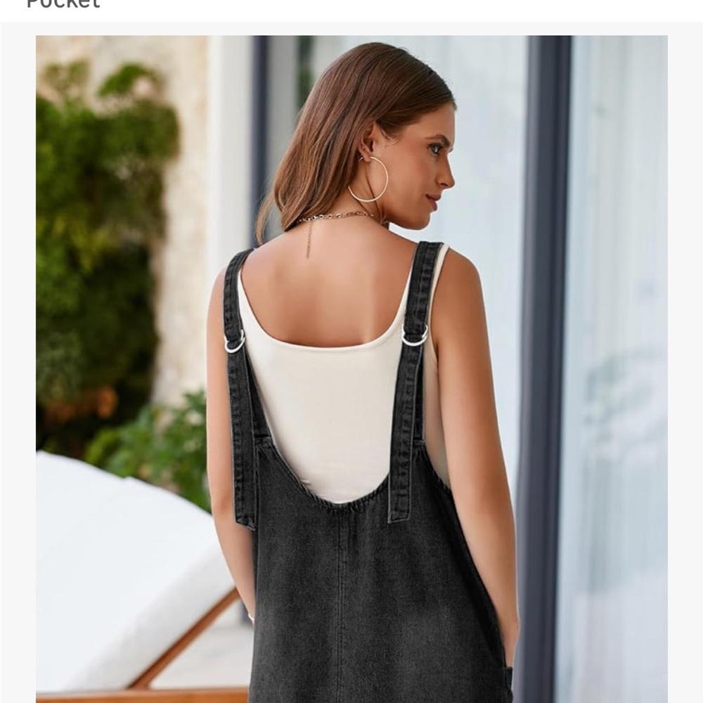 Brand New Never worn black denim dress